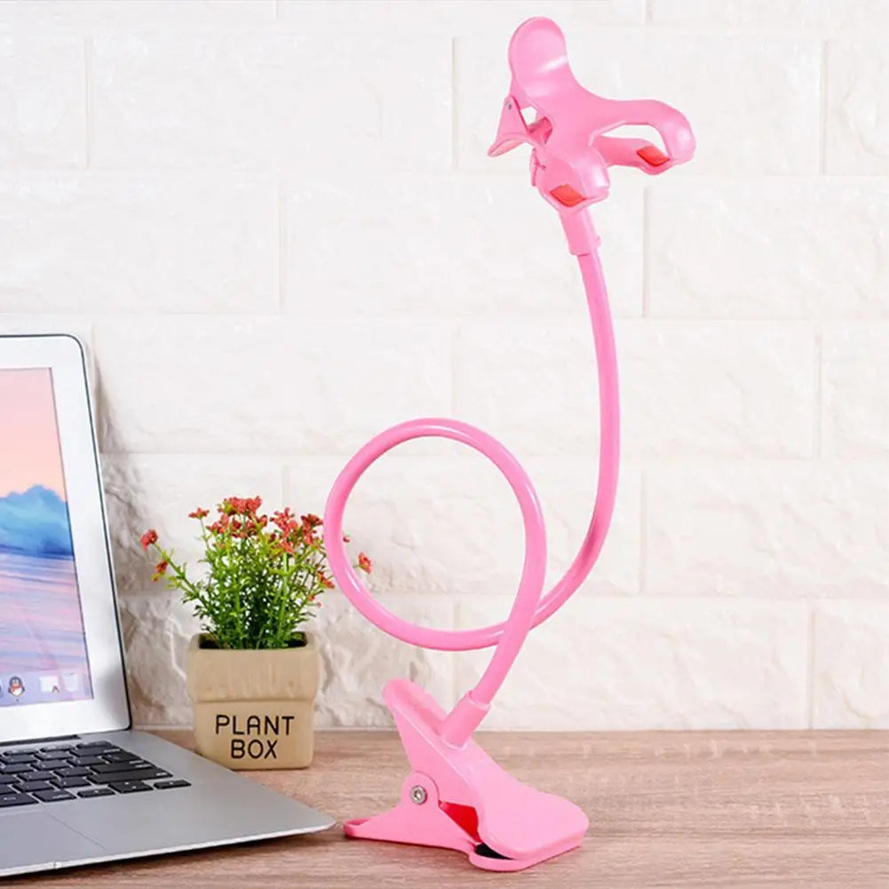Phone Holder Stand Lazy Bracket Headrest Bed 360 Flexible Long Arms Clamp Mount Phone Stand 360 ° Rotation For iPhone 3.5~6.5"