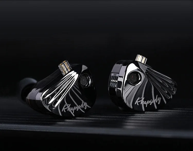 CCA Rhapsody4 Dynamic Coil 8 Dynamic Iron Coil High Quality HIFI Detachable Cable In Ear Noise Reduction Wired Earphones