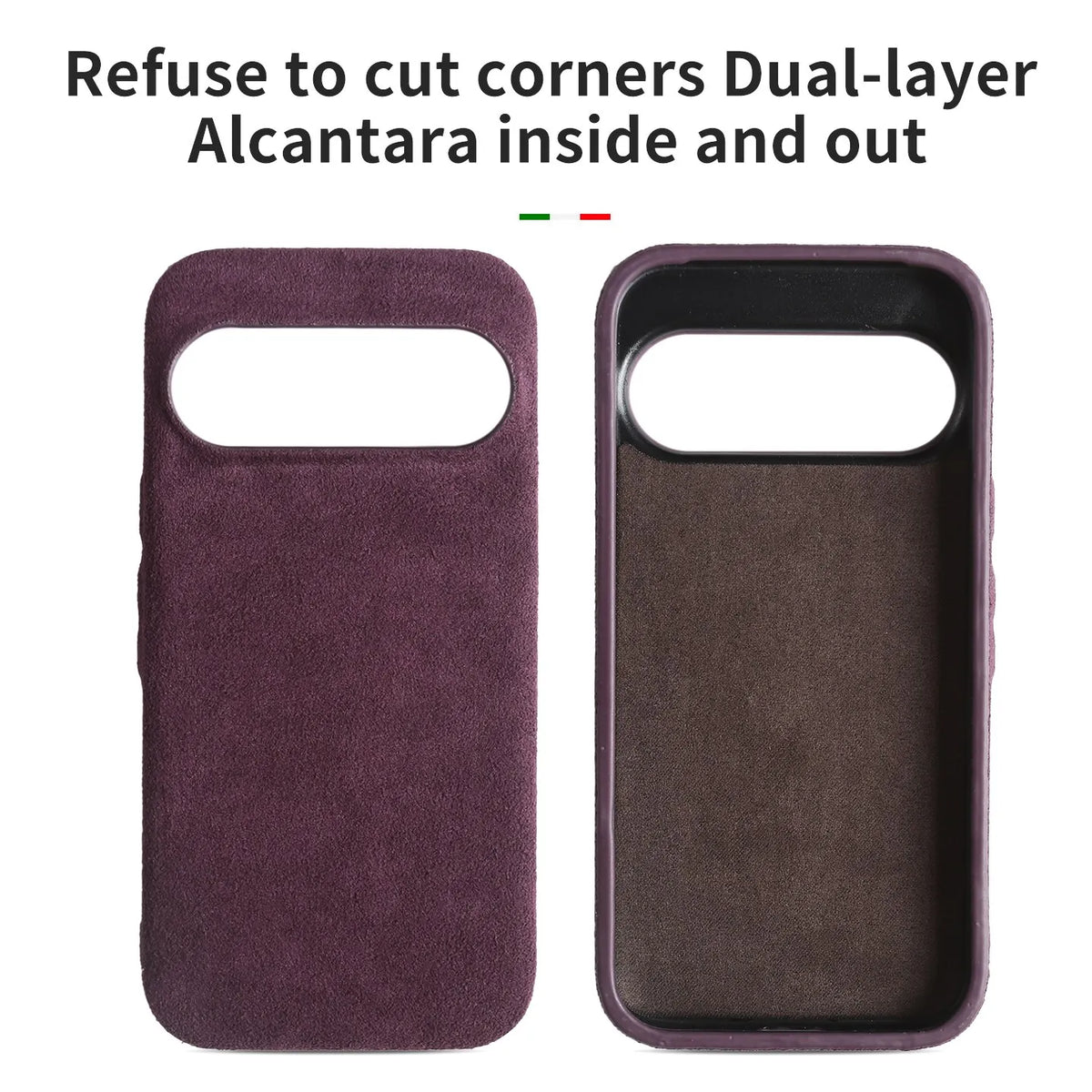 Luxury Magnetic For Google Pixel 10 Pro 9pro 8pro 7pro For ALCANTARA Back Case Artificial Leather Supercar Suede Phone Cover