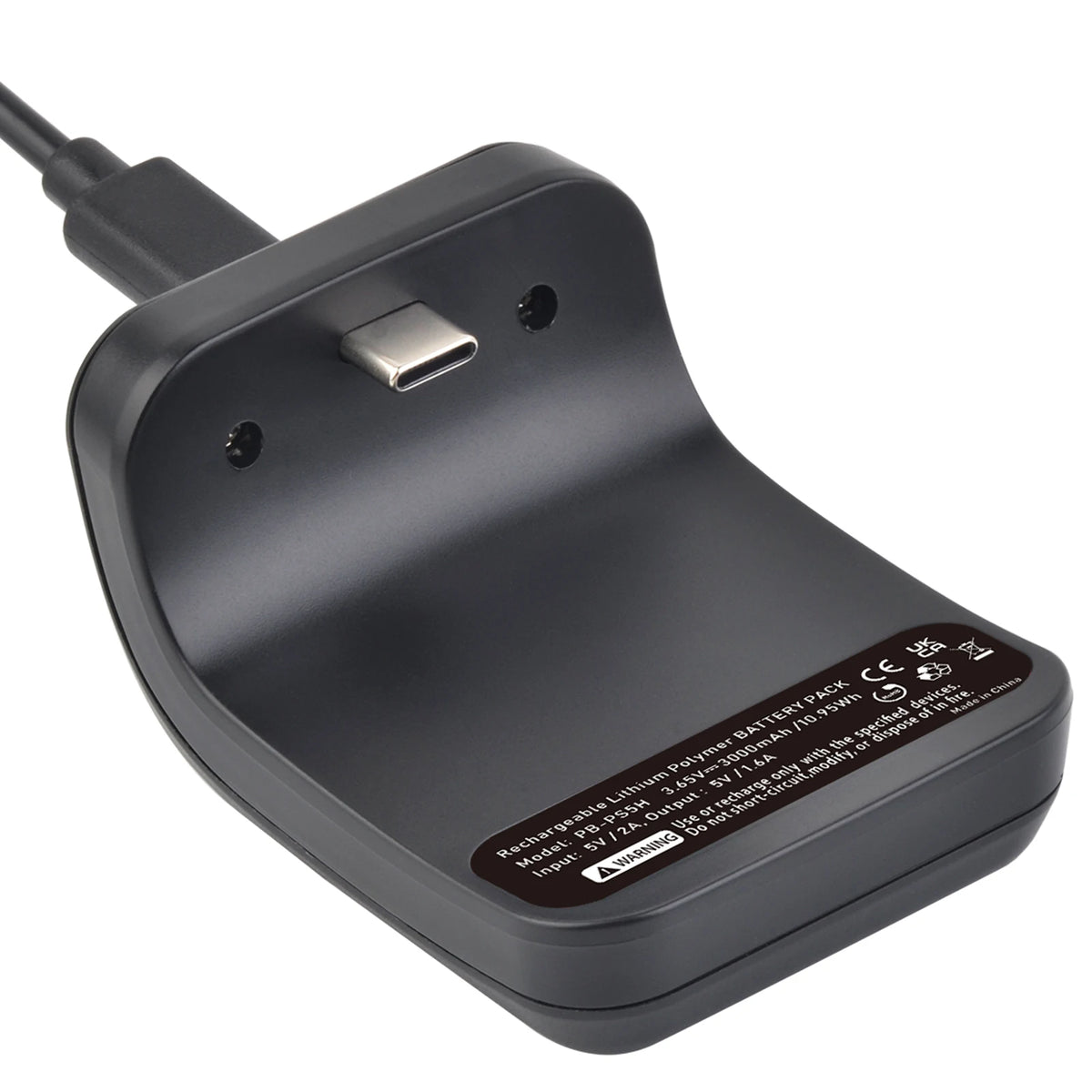 3000mAh PS5 Controller External Battery Pack for Sony Playstation 5 DualSense CFI-ZCT1W Wireless Gamepad LIP1708