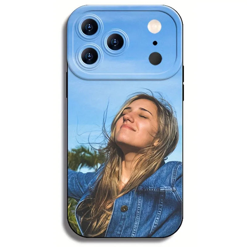 Customized transparent Soft Phone Case for iPhone 17 Air 16 15 14 13 12 11 Pro Max 7 8 Plus XS XR Personalized Design DIY Photo