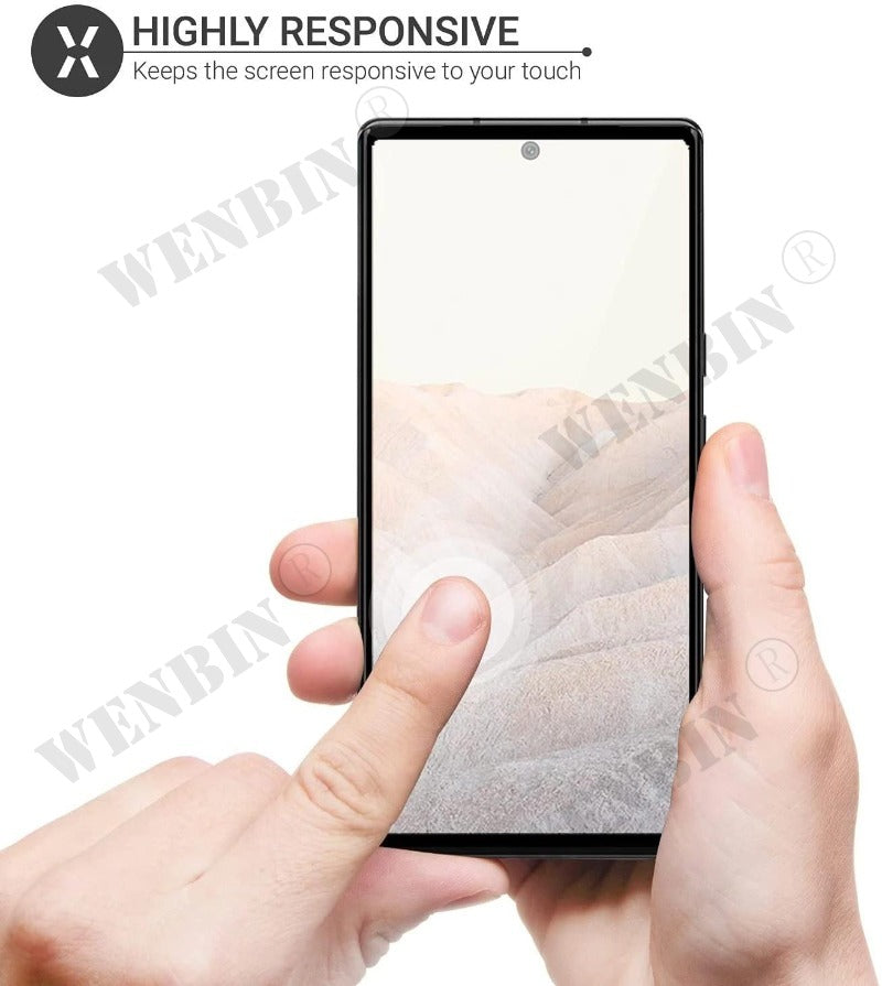 3 Pcs Tempered Glass For Google Pixel 11 10 9 8 7 6 Pro XL 7A 5A 3 XL Curved Full Cover Screen Protector