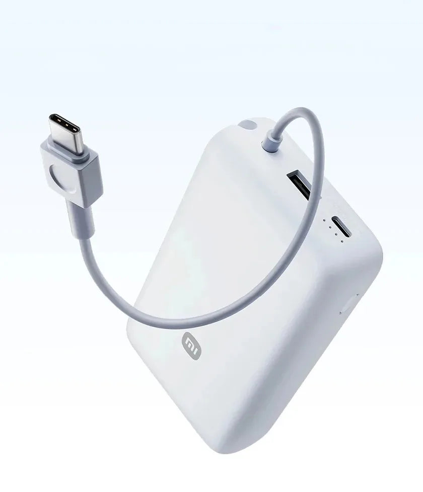 Xiaomi 20000mAh 33W Two-Way Fast Charging Power Bank with Built-in USB-C Cable Portable External Battery for iPhone Samsung