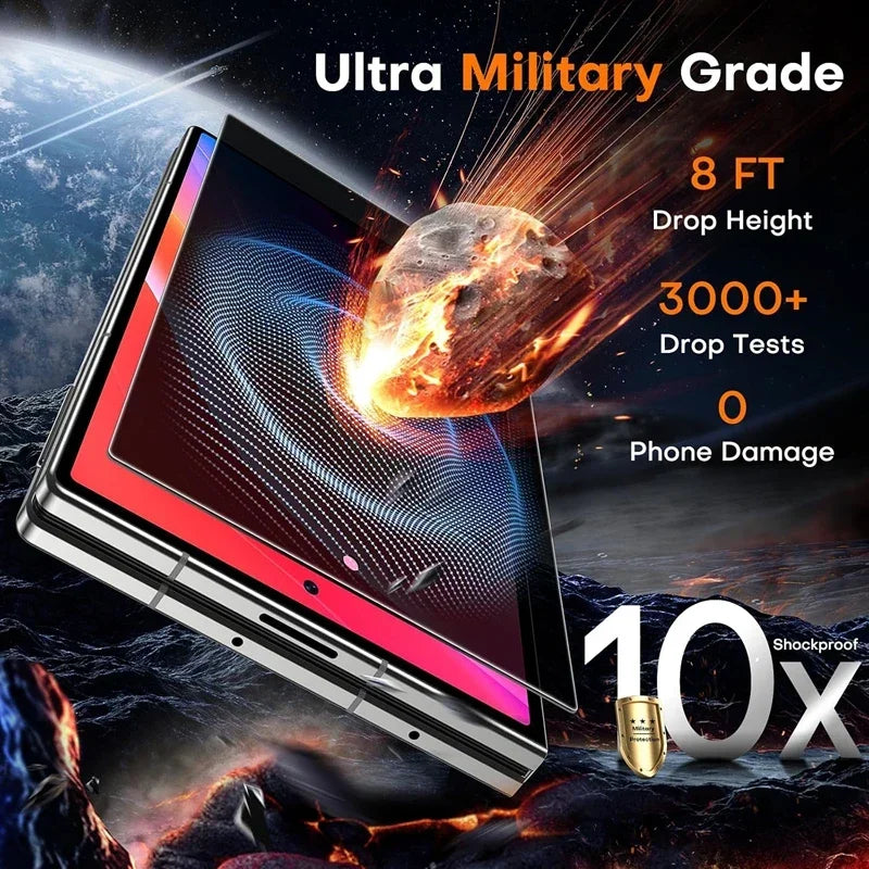 Privacy Tempered Glass for Samsung Z Fold 8 Wide Ultra 7 6 5 4 ZFold8 HD Auto Install Bubble Free Anti-Scratch Screen Protector