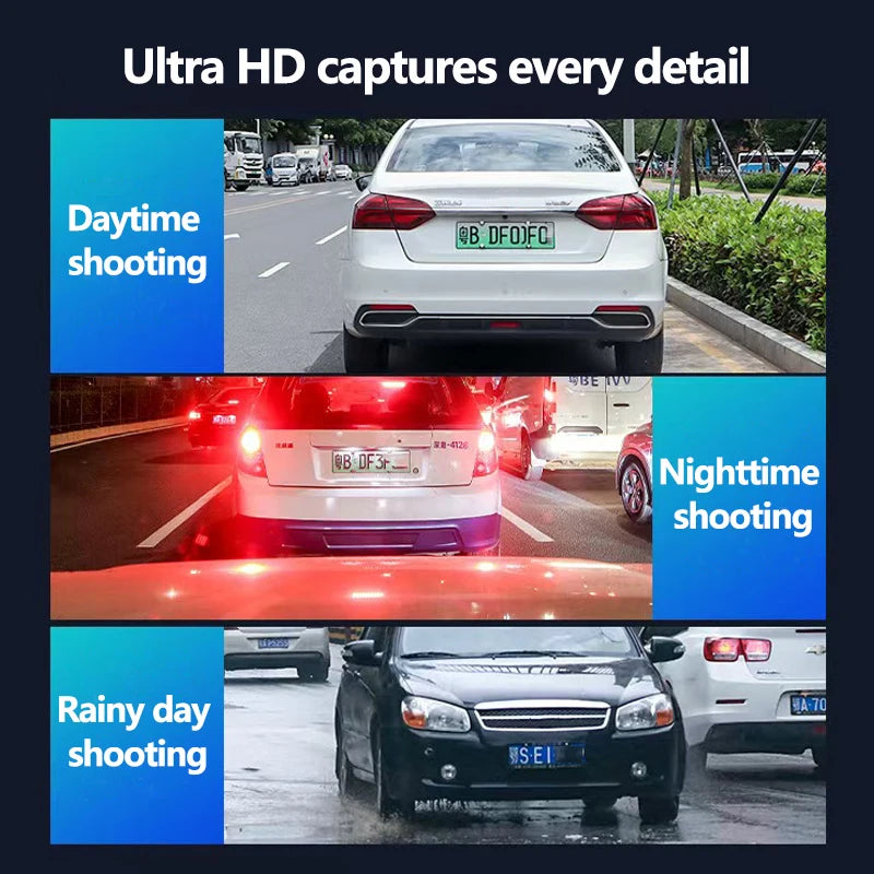 Dashcam for Car Black Box Driving Video Recorders 4K/2K WiFi Mini Front Camera Dash Cam 24H Parking Monitor Car Recording Camera