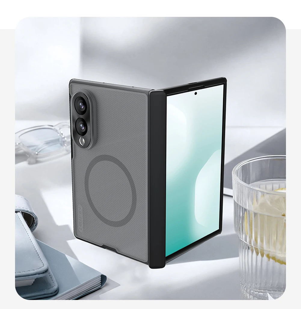 NILLKIN For Samsung Galaxy Z Fold 8 Magsafe Case Shockproof Magnetic Wireless Charging Back Cover for Samsung Z Fold 8 Wide Case