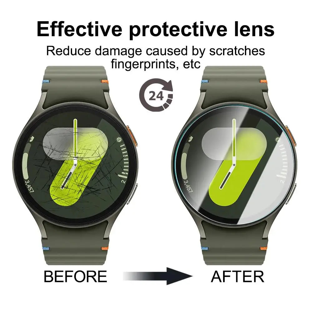 Tempered Glass Film For Samsung Galaxy Watch 7 Ultra 47mm Protective Screen Film For Galaxy Watch 7 40mm 44mm Screen Protector