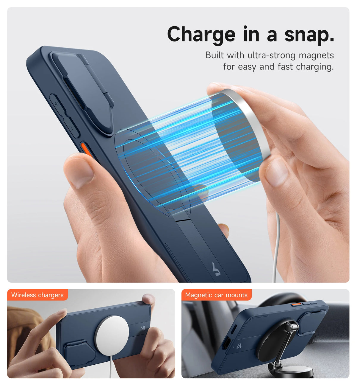 For Samsung Galaxy S25 Ultra S25+ Case Magnetic Shockproof Bumper Protective Cover with Camera Cover Adjustable Metal Kickstand