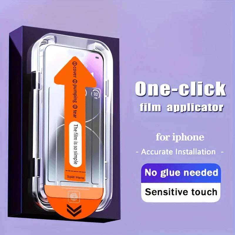 Tempered Glass Screen Protector For iPhone 16 15 17 18 Pro Max 14 13 12 11 16e Protective Film iPhone 16 Pro Max XR XS 7 8 Plus