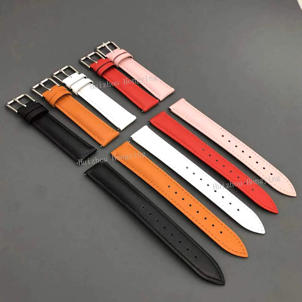 Watch Band For HUAWEI WATCH GT5 GT4 41mm PU Leather Bracelet 18mm Strap For Garmin VENU 4 /3S 2S/Forerunner 255S 265S Watchbands