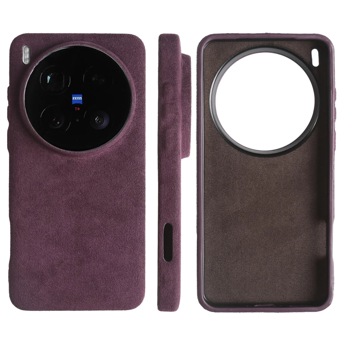 Full Coverage Magnetic for ALCANTARA Case for Vivo X300Pro X200Ultra X90Pro X80 for Magsafe Artificial Leather Suede Phone Cover