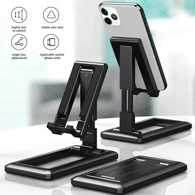 Foldable Desk Phone Holder Mount Stand Adjustable Phone Holder Desktop Holder