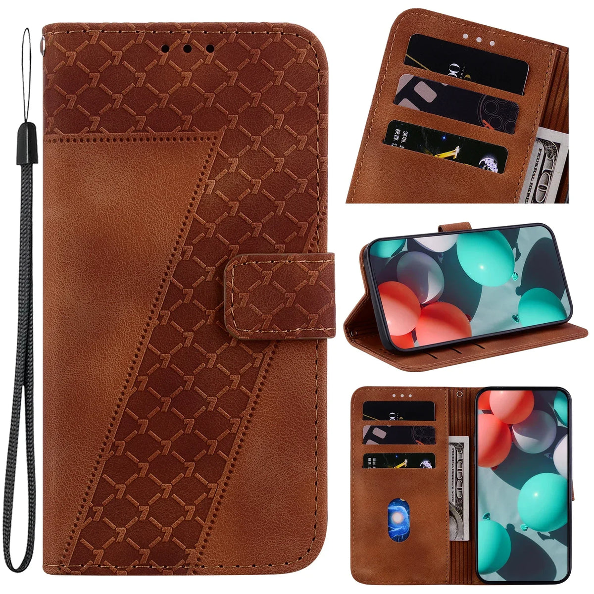 Stand Flip Wallet Case For Google Pixel 4 5 6 6A 8 8a 9 7 7A Pro Pixel 9 Pro 3A XL Leather Protect Cover