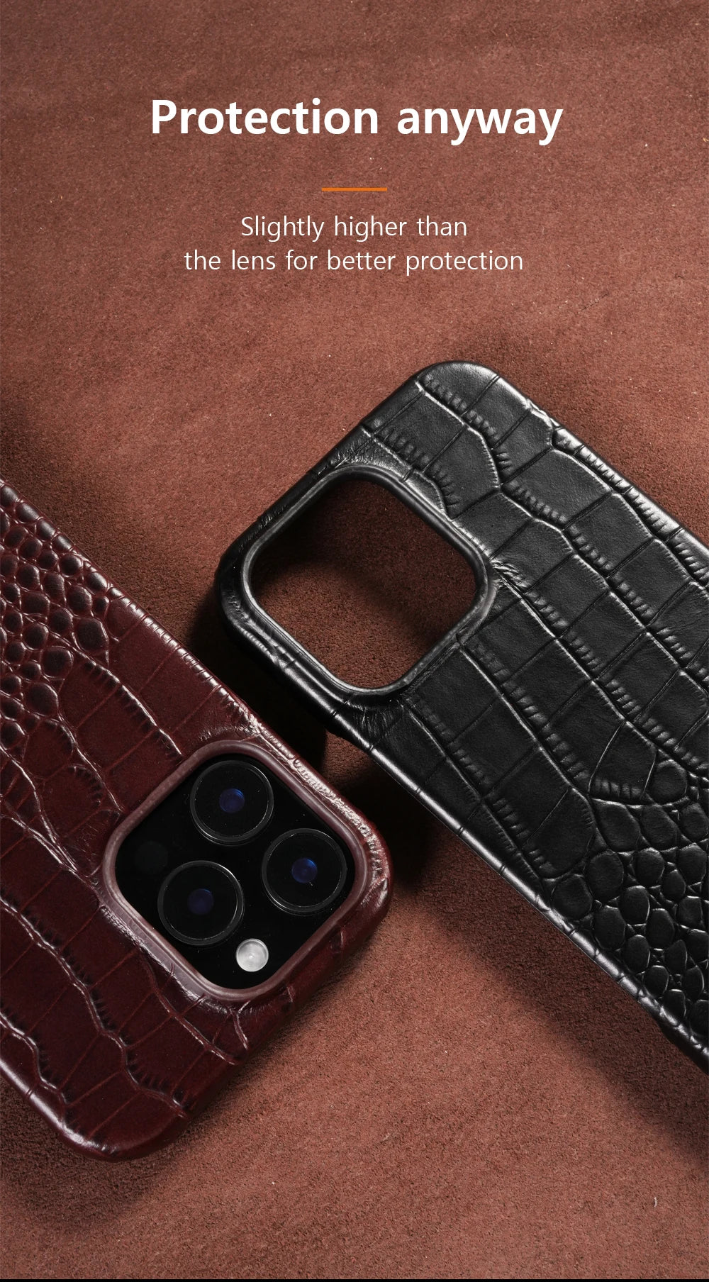 for Magsafe Case for iPhone 15 16 17 18 Pro Max Air 18Pro Natural Cowhide Leather Magnetic Protector Luxury Phone Back Cover