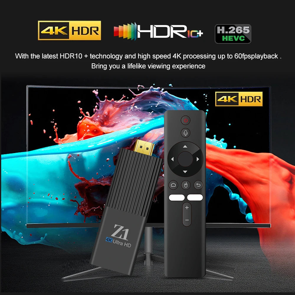 TV Stick New Z1 Android 15.0 Z1 PK MX10-F3 WiFi 5G Allwinner H313 Good Price Mini BT5.0 1080P 8K 4K TV Stick IPTV