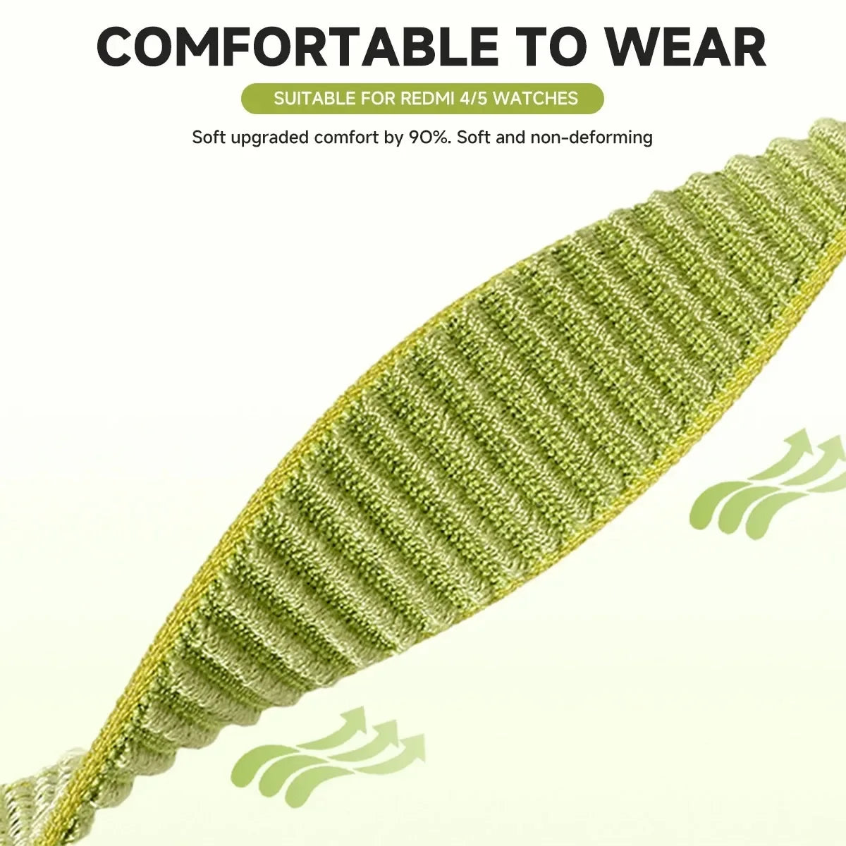 Nylon Loop Braided Strap for Xiaomi Mi Band 10 Pro/9 Pro/8 Pro Wave Soft Breathable Band Replaceable for Redmi Watch 6 5 4 Belt