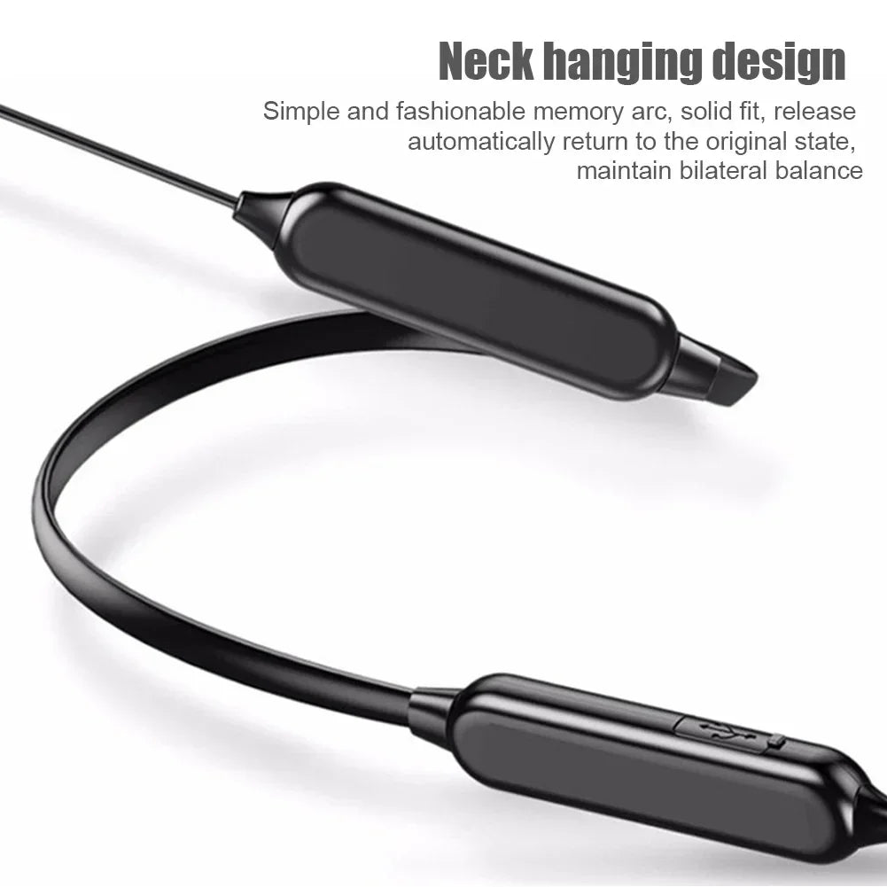 B7 Wireless Bluetooth Earphones Hanging Neck Headset Sweatproof Sports Headphone Stereo Neckband Earbuds for Smartphone Huawei