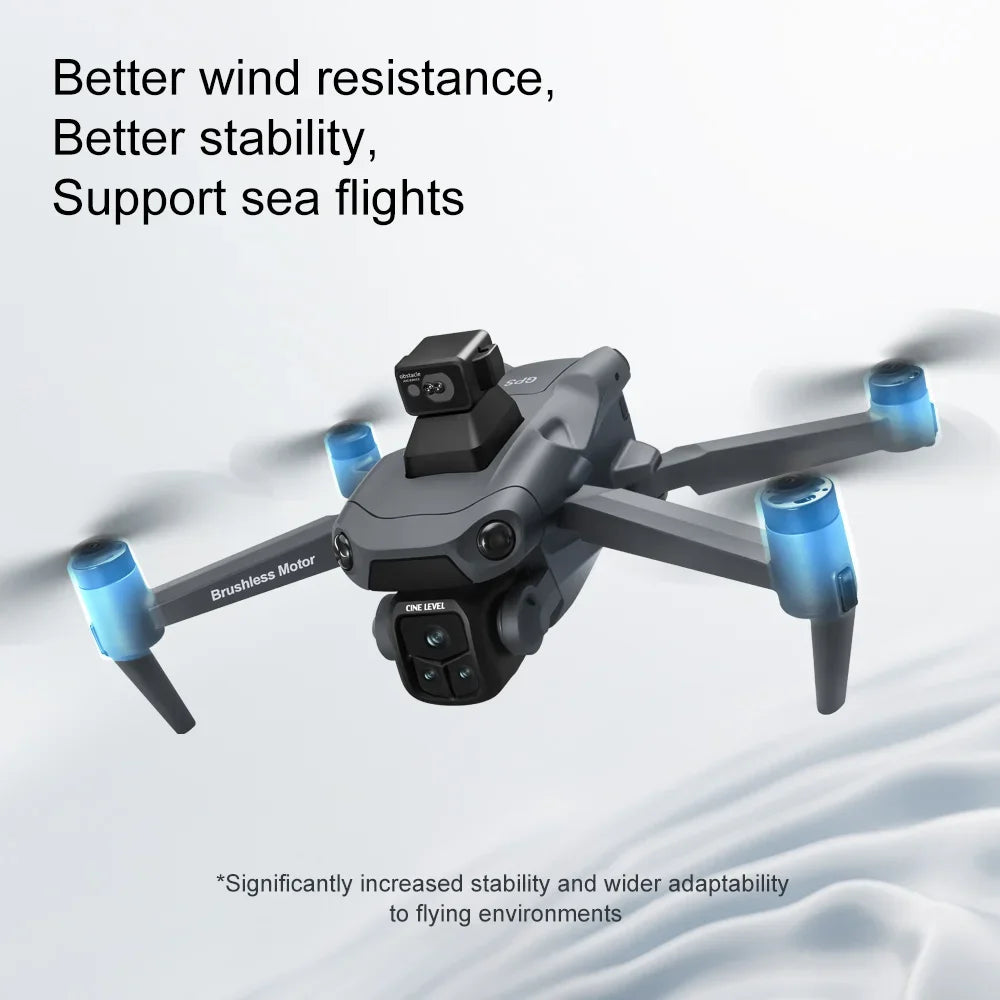Original V918 Max GPS Foldable Drone 8K Dual Camera 360° Obstacle Avoidance Brushless 5G WiFi Screen Remote RC Quadcopter