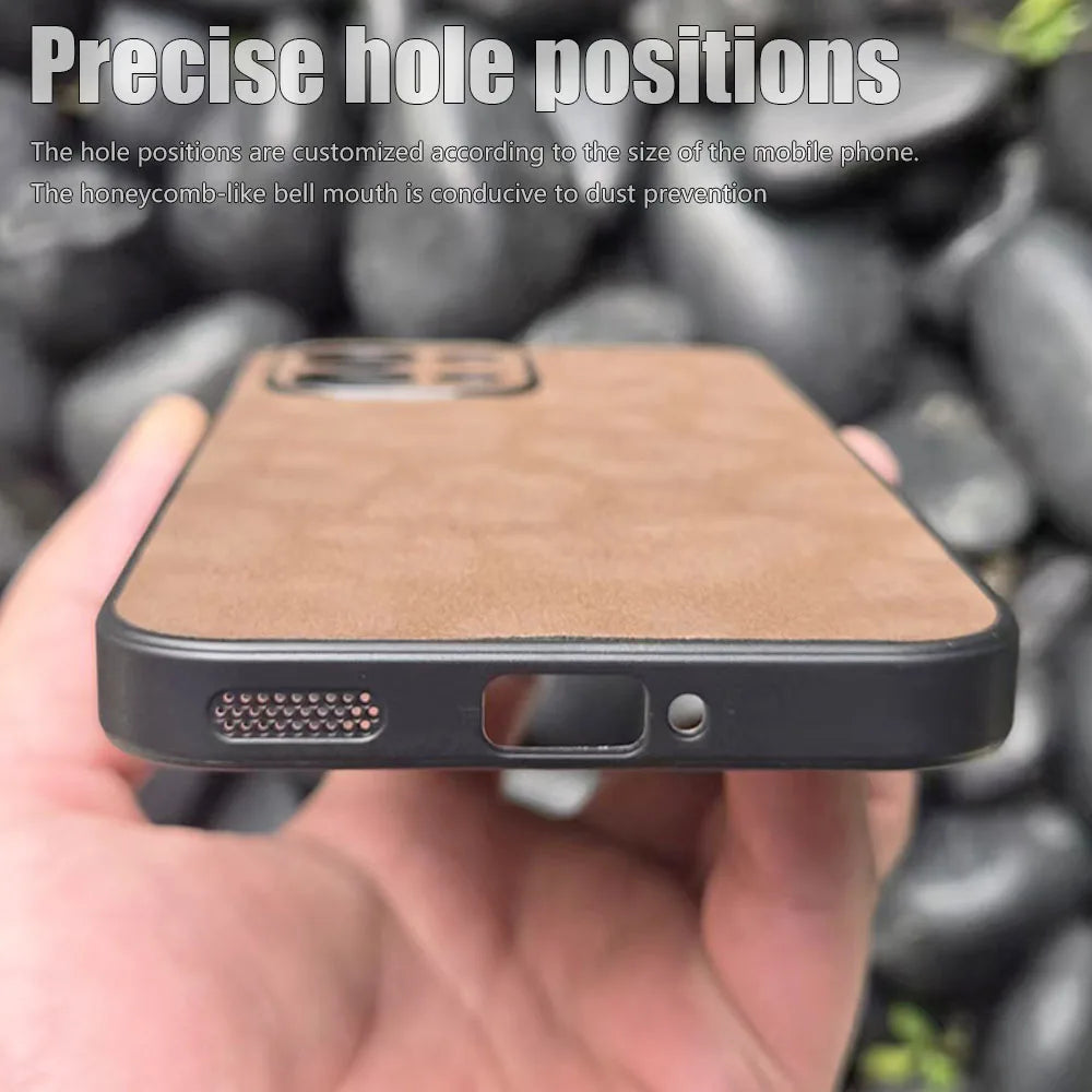Leather Case For VIVO X300 FE Silicone Protection Phone Back Cover For Vivo X300FE Case