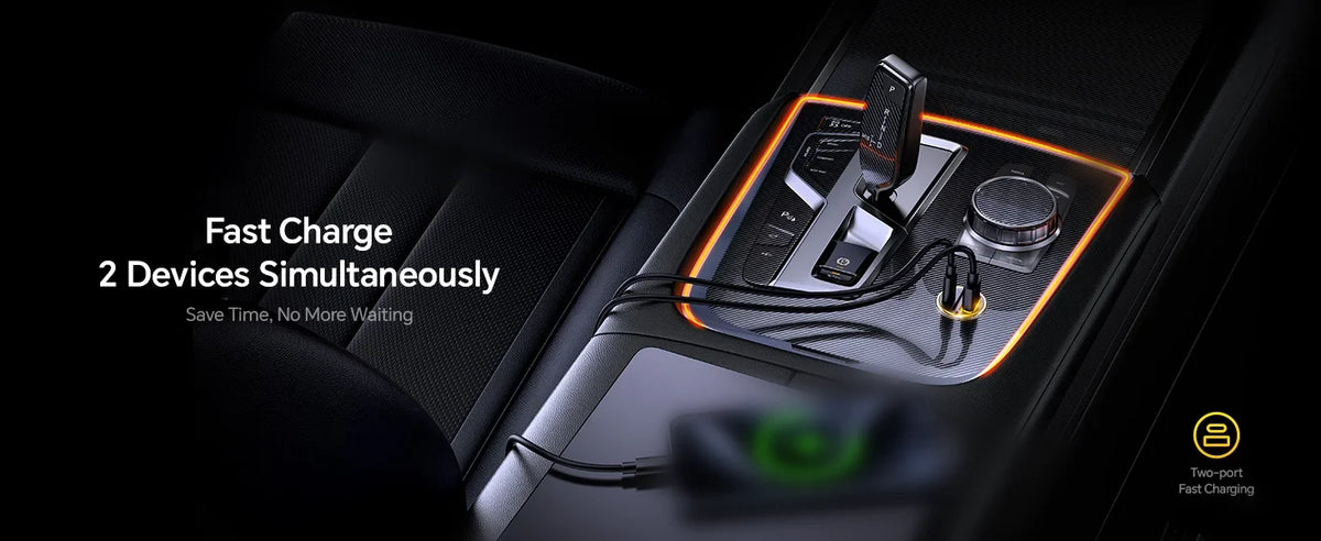 AOHI SUPERAUTO PD 45W Fast Car Charger (USB-C & USB-A)