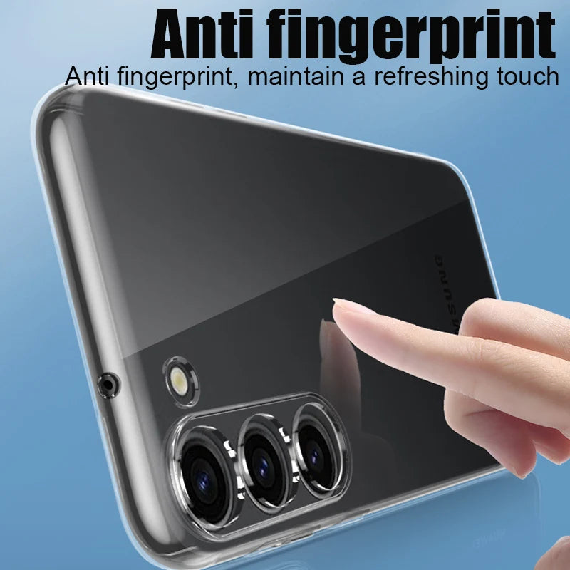 Clear Case For Samsung Galaxy S22 S21 S20 Ultra S10 S9 Plus S10E Shockproof Case For Samsung S25 S24 Plus S23 Fe Soft Back Cover