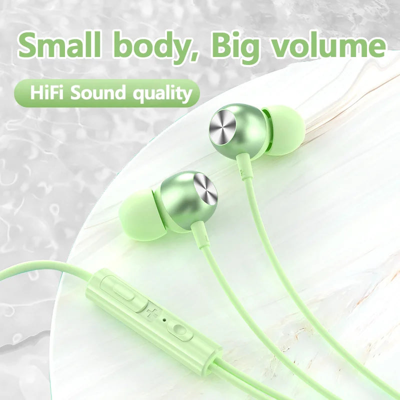 Wired Headphones For Apple iPhone 15 16 E Pro Max Plus iPad USB C In-Ear Earphones HiFi Surround Sound Music Type C Wired Earbud