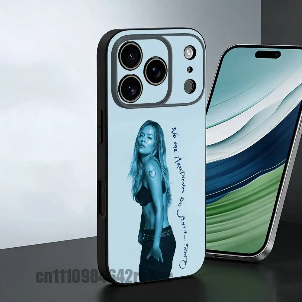 For Karol G No Me Arrepiento De Sentir Tanto Phone Case For iPhone 15 17 11 14 13 12 16 Air Pro Max Mini Plus Custom Black Cover