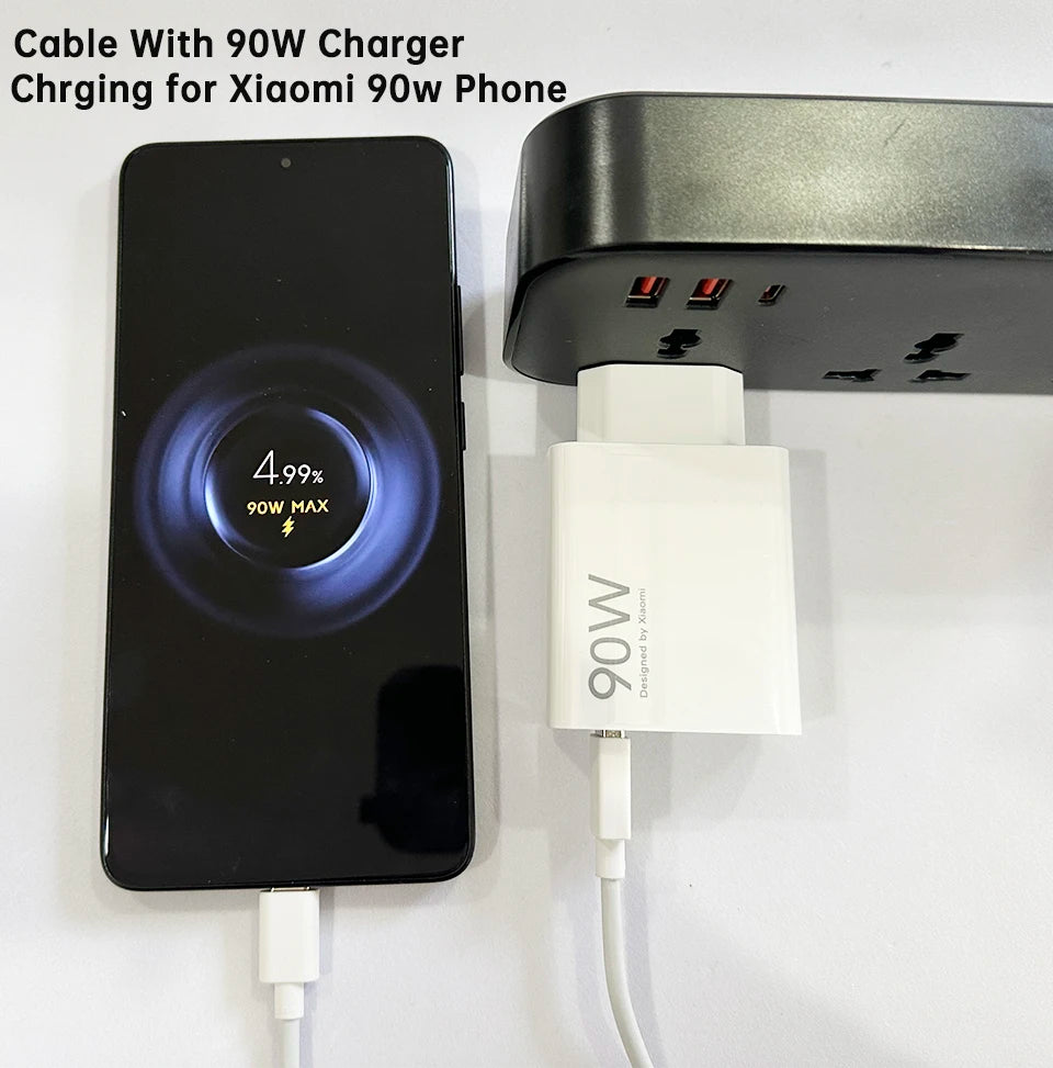 XIAOMI Original Usb Type C Cable 120W 100W 90W 67W 45W Turbo Fast Charger Mi 17 15 14 13 12 T Pro Ultra Poco F8 X8 X7 Redmi Note