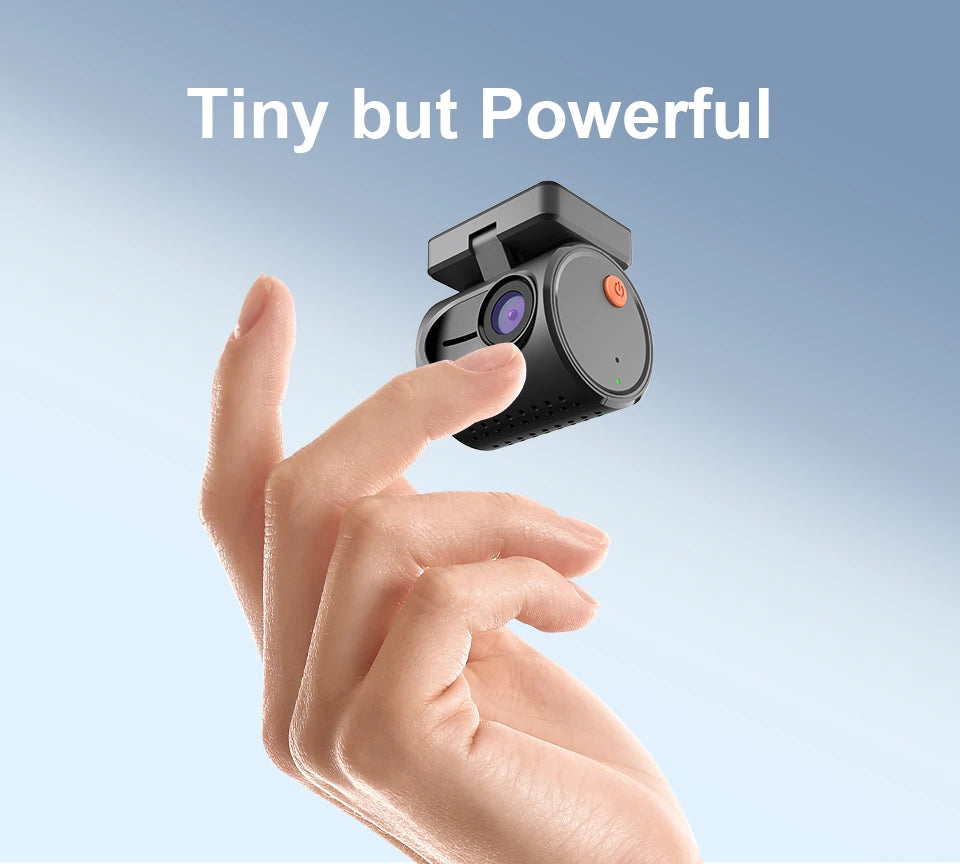 2K Mini Dash Camera Front DVR KAWA MINI 3 Hidden Dash Cam Video Recorder Emergency Voice Control Night Vision WiFi Dashcam