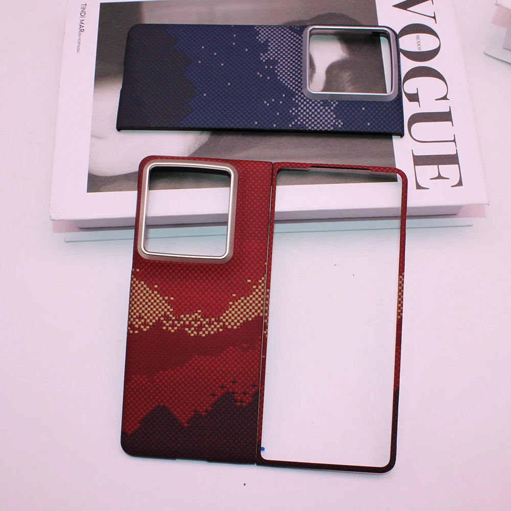 Aramid Fiber Case for Motorola Razr Fold, Compatible with MagSafe, Slim Lightweight Back Cover