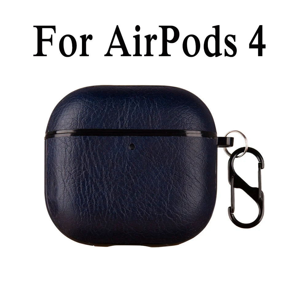 Leather PU Earphone Cover For AirPods Pro 3 2025 Case For AirPods Pro 2 2nd Pro2 Cases For AirPods 5 4 3 2 Funda Headphone Coque