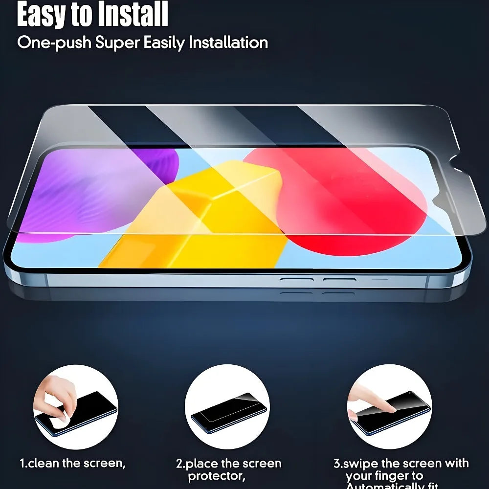 4Pcs Ultra Clear Tempered Glass for Samsung Galaxy A16 A17 A23 A26 A36 A56 Screen Protector for Samsung A07 A15 A25 A35 A55 A73