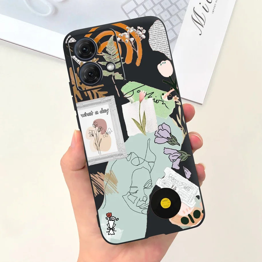 For Motorola Moto G54 Case Moto G84 Phone Cover Cute Astronaut Slim TPU Soft Silicone Funda For MotoG54 MotoG84 5G XT2343-1 Capa