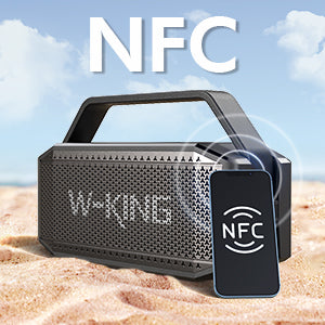 W-KING D9-1 100W Peak 60W RMS Deep Bass Bluetooth Speaker, IPX6 Portable Waterproof Loud Bluetooth Speakers Wireless with Subwoofer