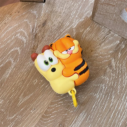 Kawaii Cute Cat Headphone Case For Apple Airpods 4 3 Pro 2 Cover Silicone Headphone Charging Cases For Airpod Pro2 Headset Funda