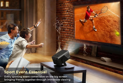 X7 Native 1080P Smart Projector Native 8K 4K Decoding/1000 ANSI/ with Android 14 OS, Compatible with Netflix YouTube, Auto Focus