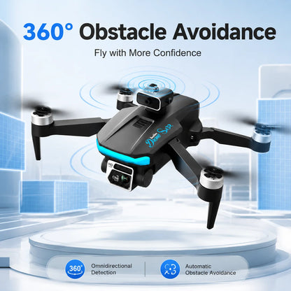 ZNLYRION S132 RC Drone Dual Camera Optical Flow Hover Foldable RC Quadcopter APP Path Flight Beginner Drone Toy