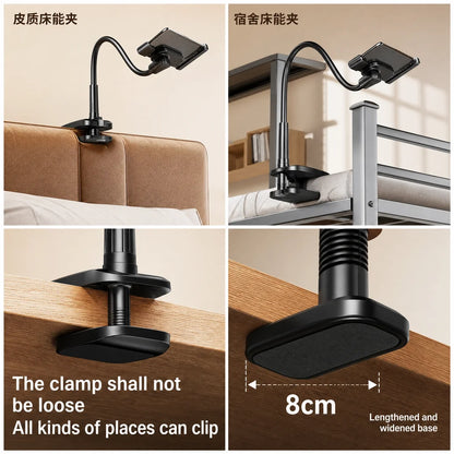 Portable Phone Holder, Bedside Lazy Phone Holder, and Thick Universal Phone Holder for Binge-Watching on the Bed