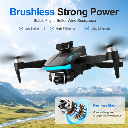 ZNLYRION S132 RC Drone Dual Camera Optical Flow Hover Foldable RC Quadcopter APP Path Flight Beginner Drone Toy