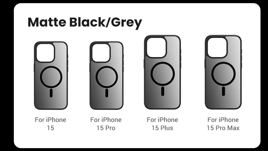 UGREEN Magnetic Case for iPhone 16 Pro Max Case Shockproof Cover for iPhone 15 14 13 Pro Max 14 Plus 16pro Macsafe TPU Cases