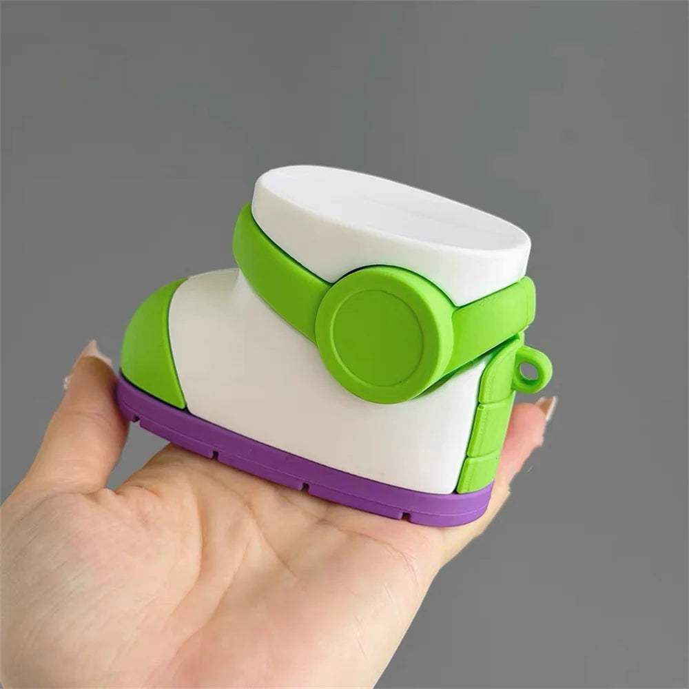 Kawaii Toy Cartoon Headphone Case Silicone Shockproof Cover for Apple Airpods 4 Airpods Pro3 Pro2 4 Earphone Case with Charm Cov