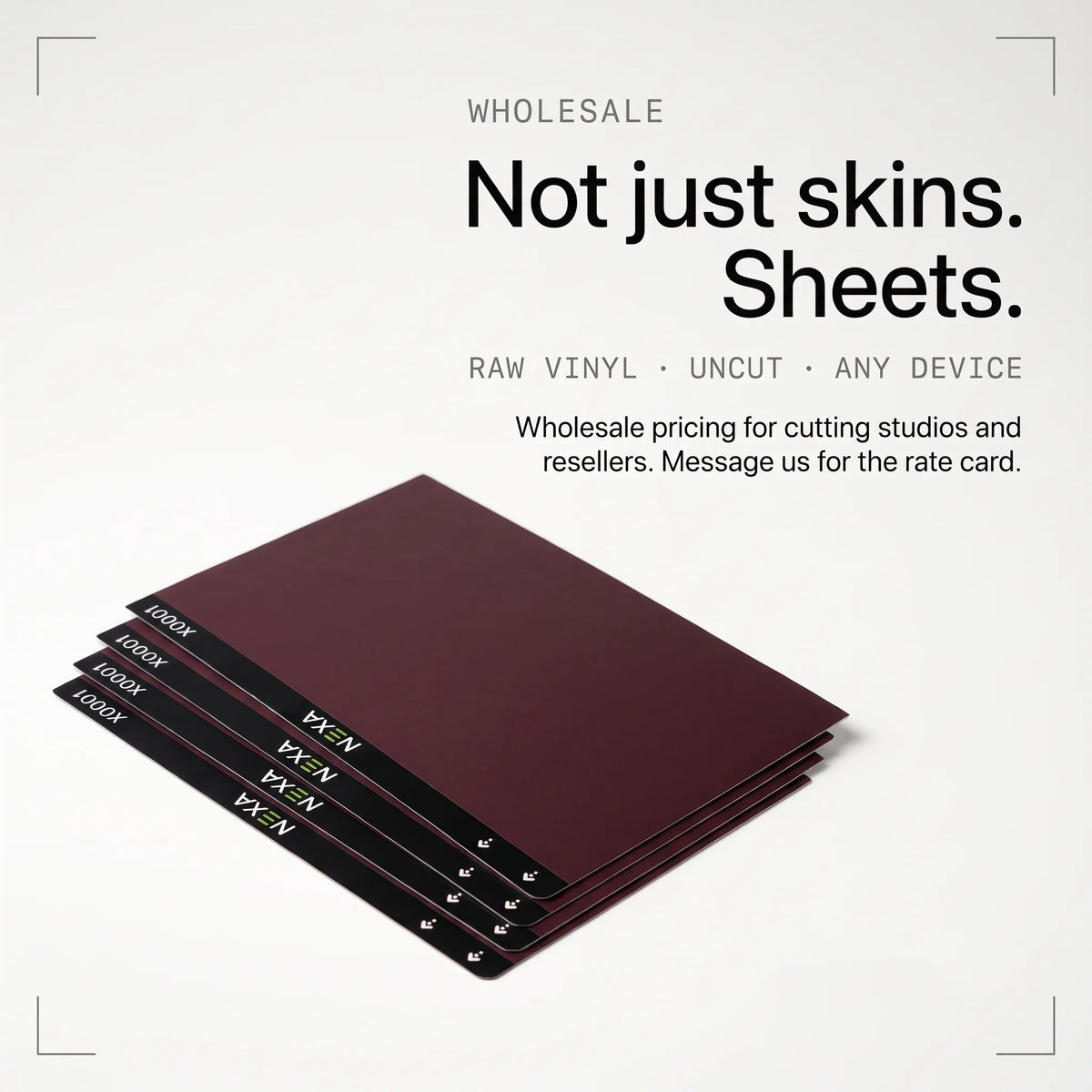 Full Wrap Skin for iPhone 18 Pro Max 18 Pro 17 Pro Max - [BURGUNDY] [PC01] | Full Wrap & Camera | Nexa Skins