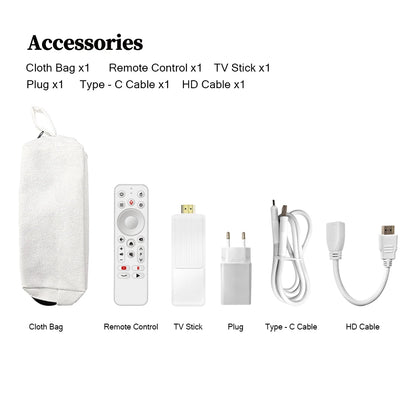 S13 Air Smart TV Stick Android 14 Rockchip RK3518, 2.4G&5G WiFi6 Dual Band, 2GB 16GB ROM 4K HDR Bluetooth Voice Remote Control