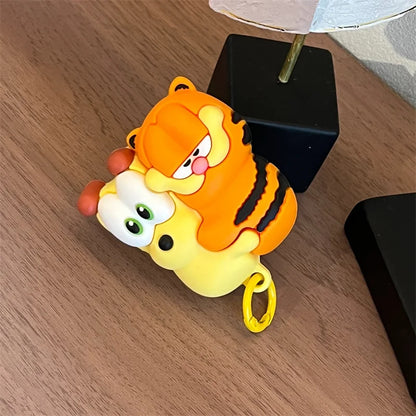 Kawaii Cute Cat Headphone Case For Apple Airpods 4 3 Pro 2 Cover Silicone Headphone Charging Cases For Airpod Pro2 Headset Funda