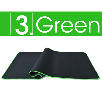 Large Gaming Mouse Pad Computer Mousepad Waterproof Multi-size Anti-slip Natural Rubber Desk Mat with Locking Edge Play
