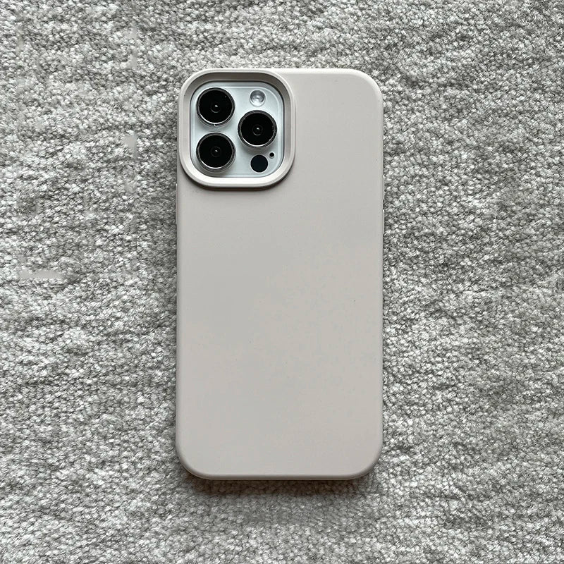 Official Candy Color Silicone Case for iPhone 17 18Pro Max 18 Pro 15 16 14 13 12 13mini Camera Lens Protective Bumper Back Cover