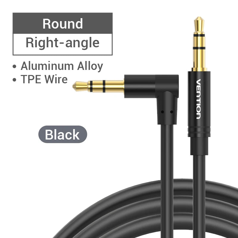 Vention Jack 3.5mm Aux Cable Male to Male 3.5mm Audio Cable Jack for JBL Xiaomi Oneplus Headphones Speaker Cable Car Aux Cord