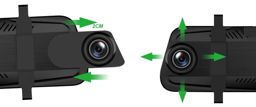 Mirror Camera for Car Touch Screen Video Recorder Rearview Mirror Dash Cam Front and Rear Camera Mirror DVR Black Box