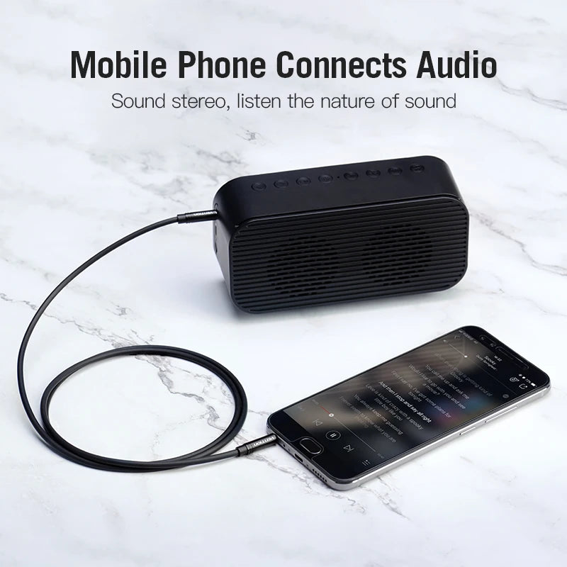 Vention Aux Cable 2.5mm to 3.5mm Audio Cable Jack 3.5 to 2.5 Male Aux Cable For Car Smartphone Speaker Headphone Mobile Phone