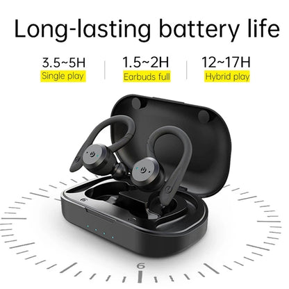 Bluetooth Wireless Headphones with Mic Sports Waterproof TWS Bluetooth Earphones Key Control Wireless Headsets Earbuds Phone